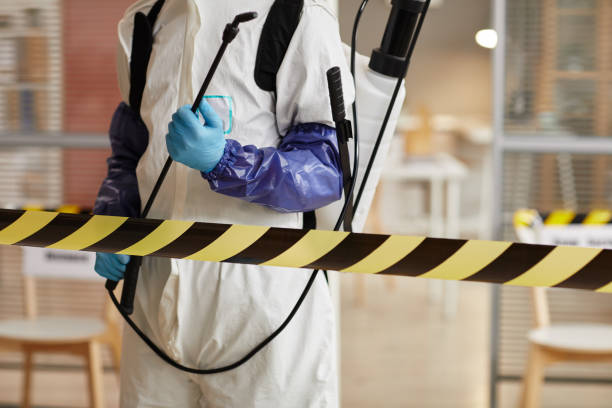 Professional Biohazard technician working in Godley, TX